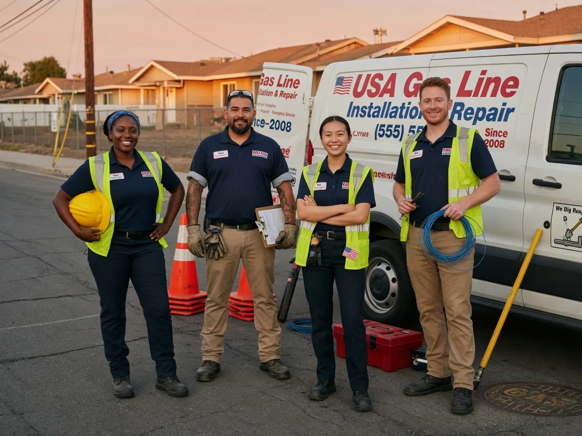 Gas Line Installation company in Byrnedale, PA